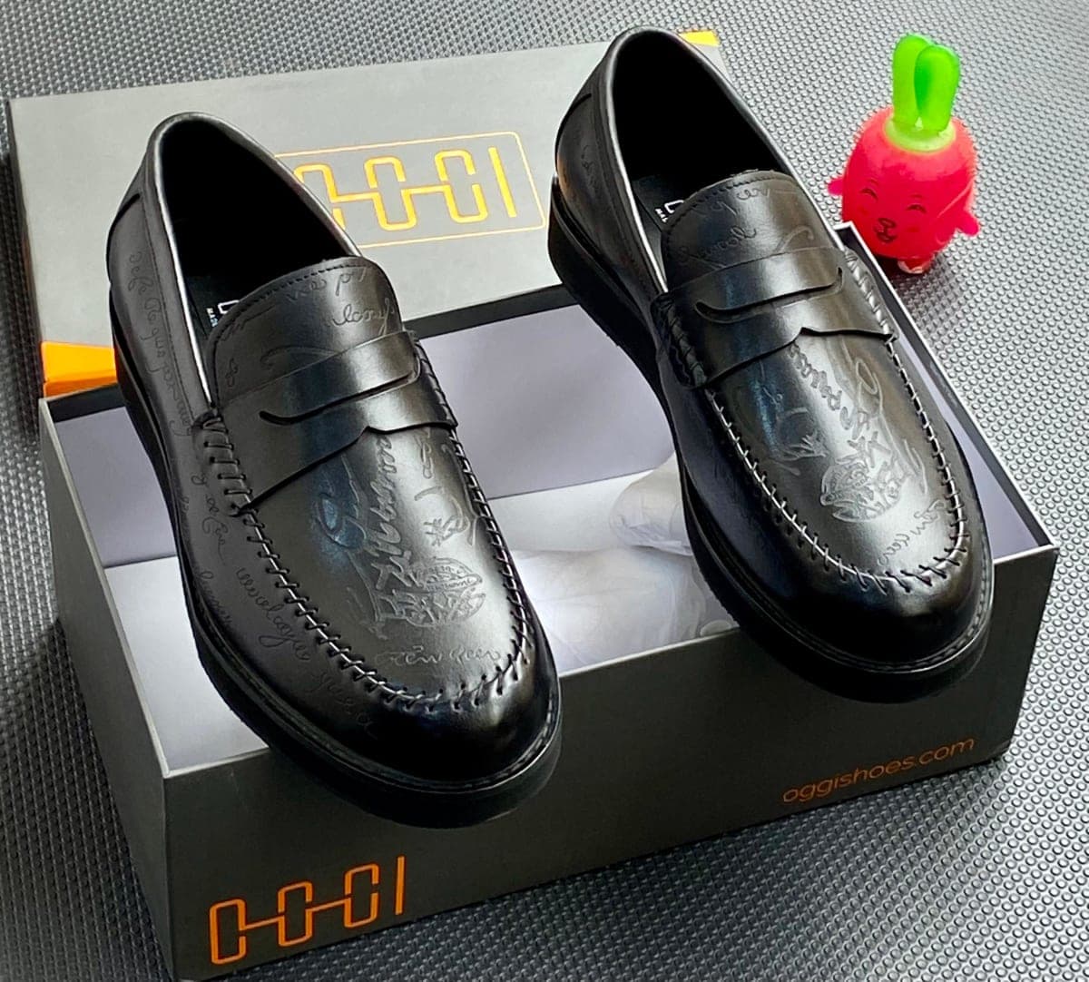 OGGI Brown Signature Loafer shoe